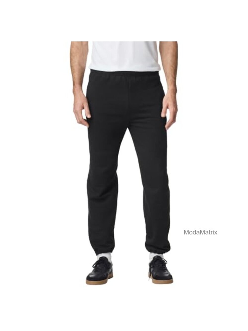 Classic Fit Fleece Sweatpants with Pockets - Cotton Polyester Blend